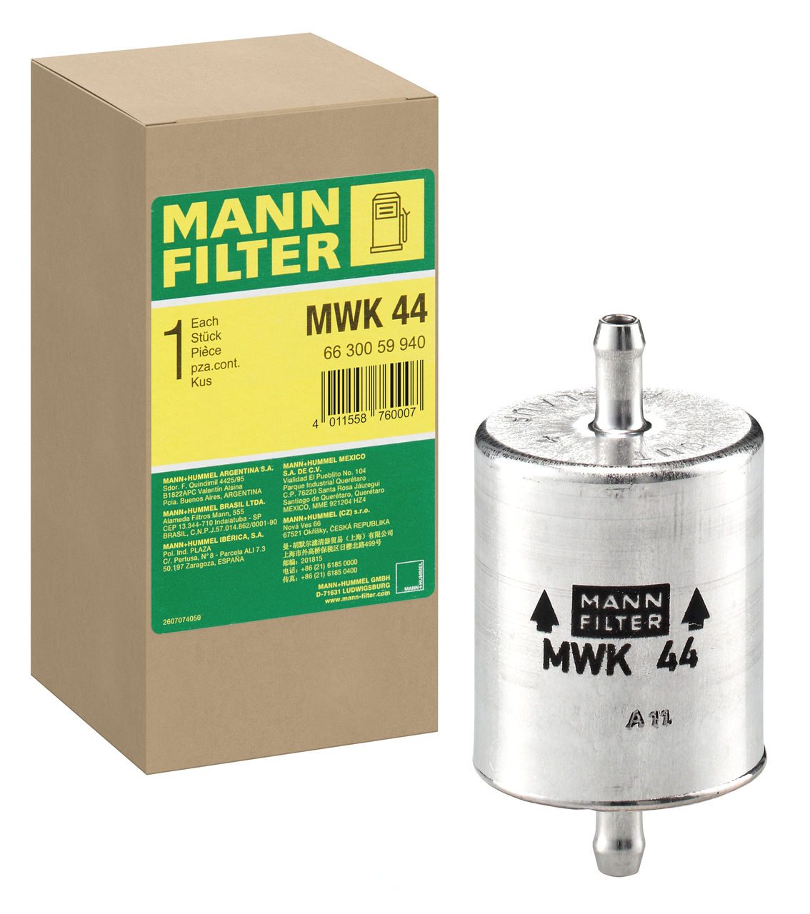 Mann Fuel Filter MWK 44