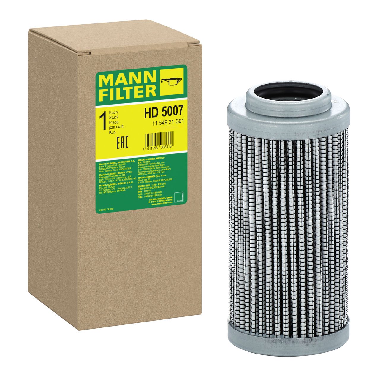 Mann Hydraulic Filter HD 5007