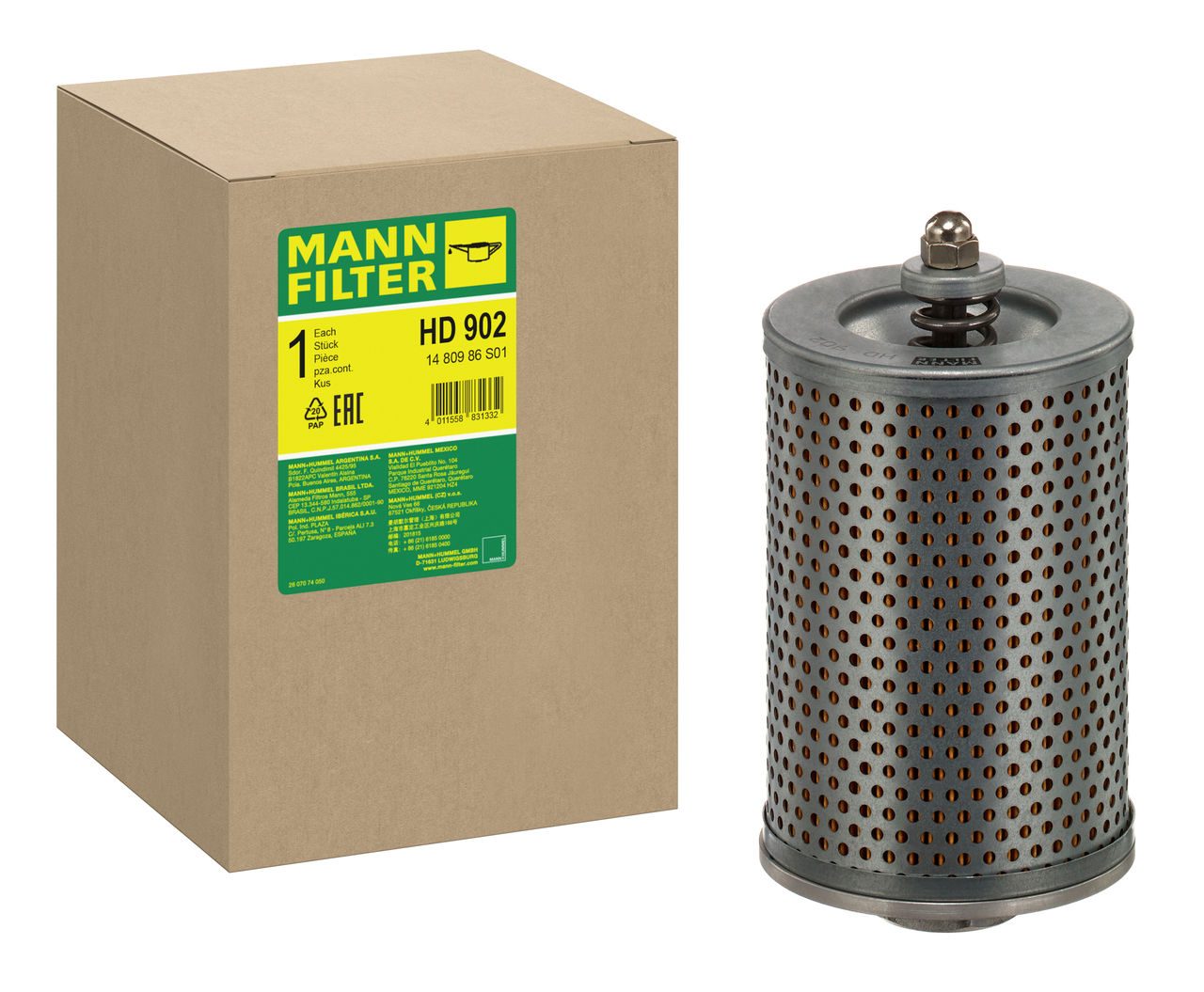 Mann Hydraulic Filter HD 902