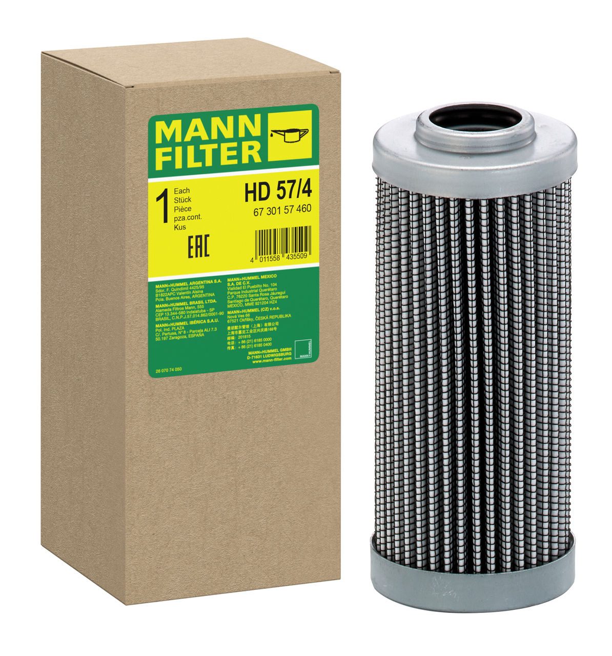Mann Hydraulic Filter HD 57/4