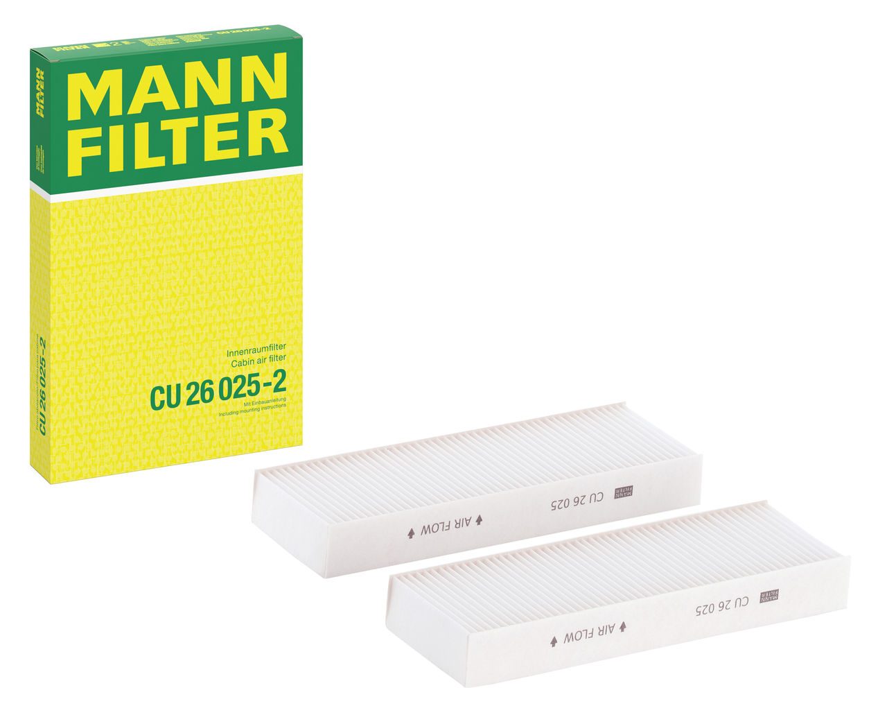 Mann Cabin Filter CU 26 025-2