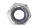Hexagonal Nuts with Nylon Inserts - Zinc Plated - Box 500 - M5