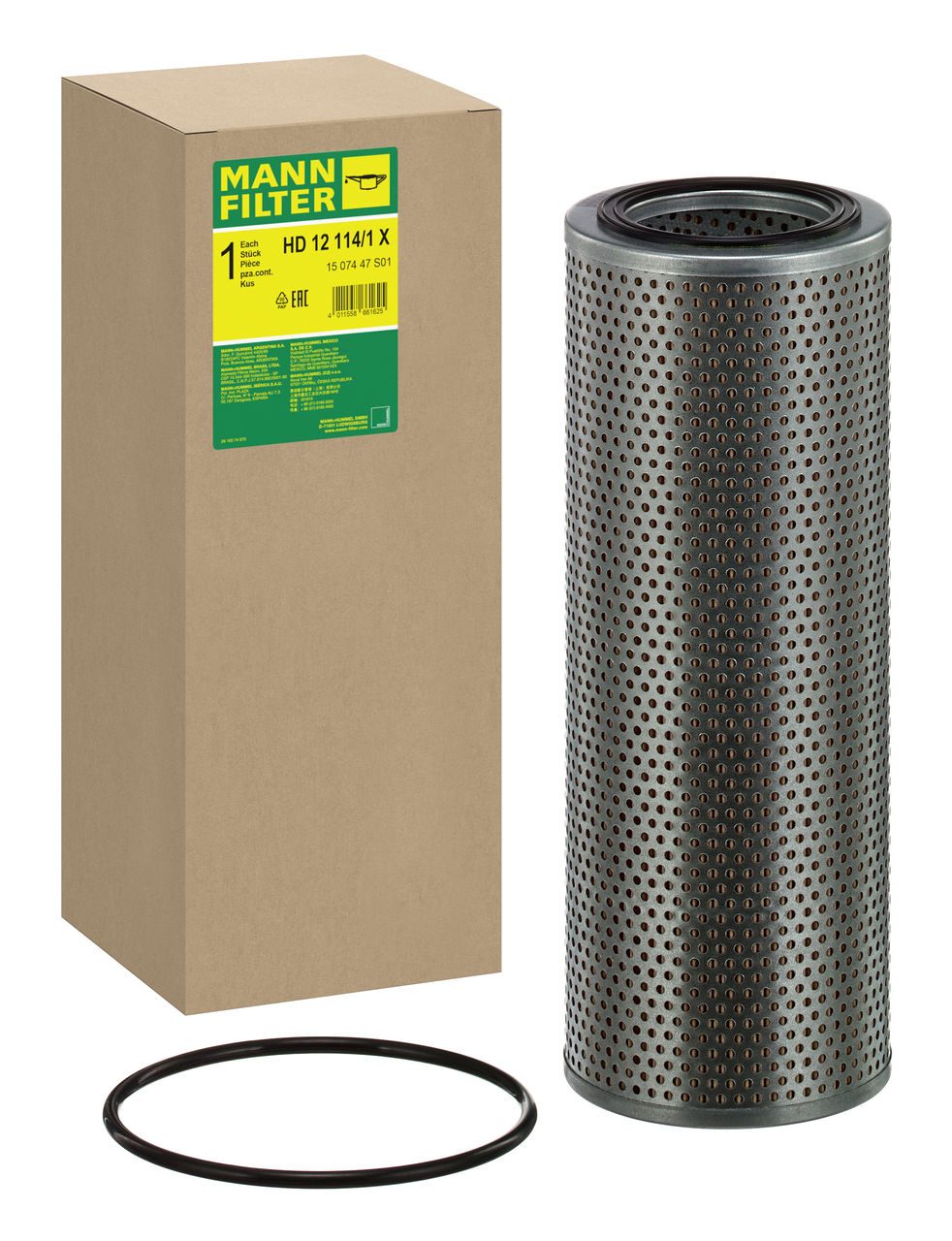 Mann Hydraulic Filter HD 12 114/1 X