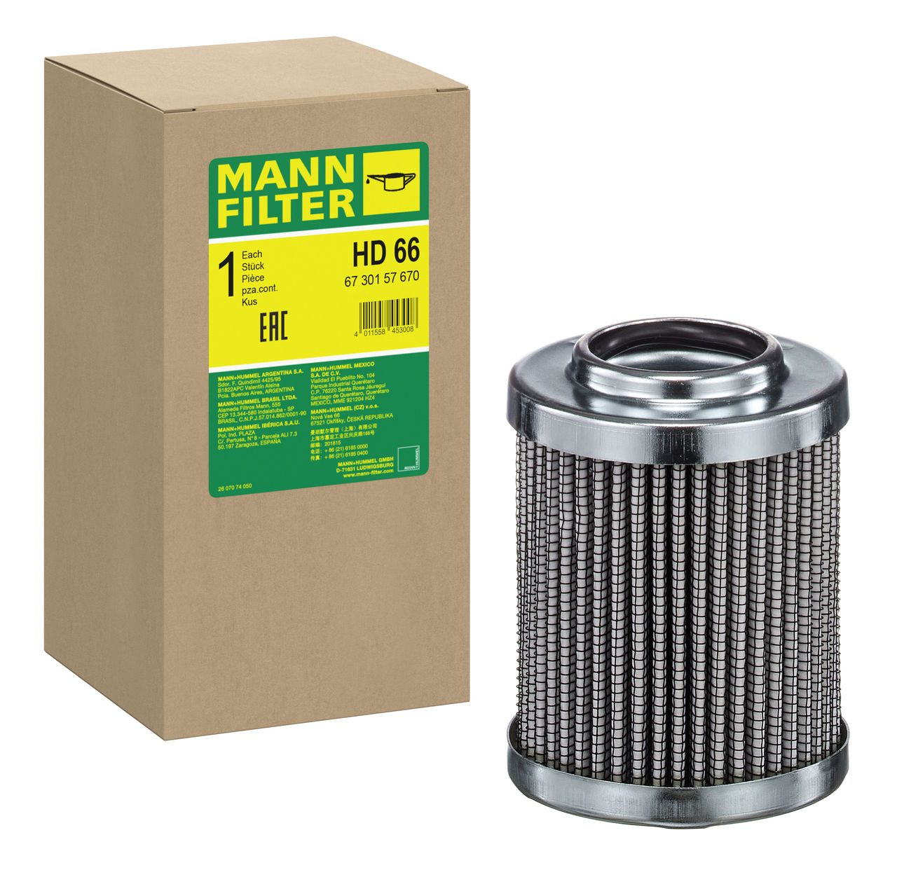 Mann Hydraulic Filter HD 66