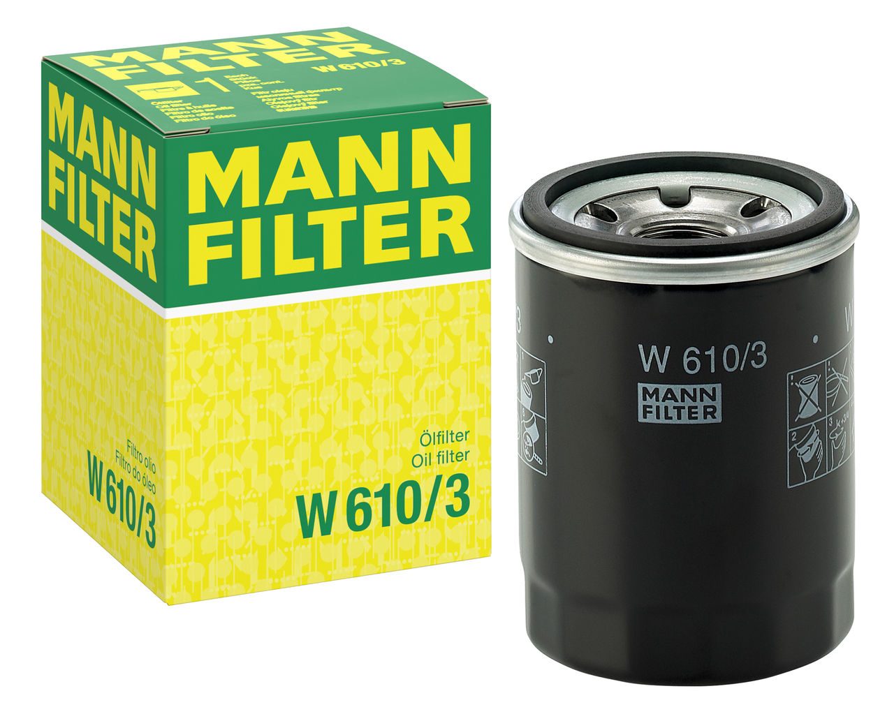 Mann Oil Filter W 610/3