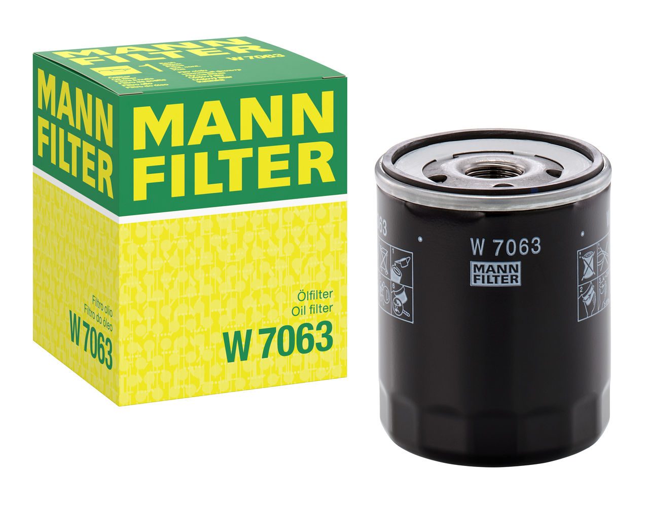 Mann Oil Filter W 7063