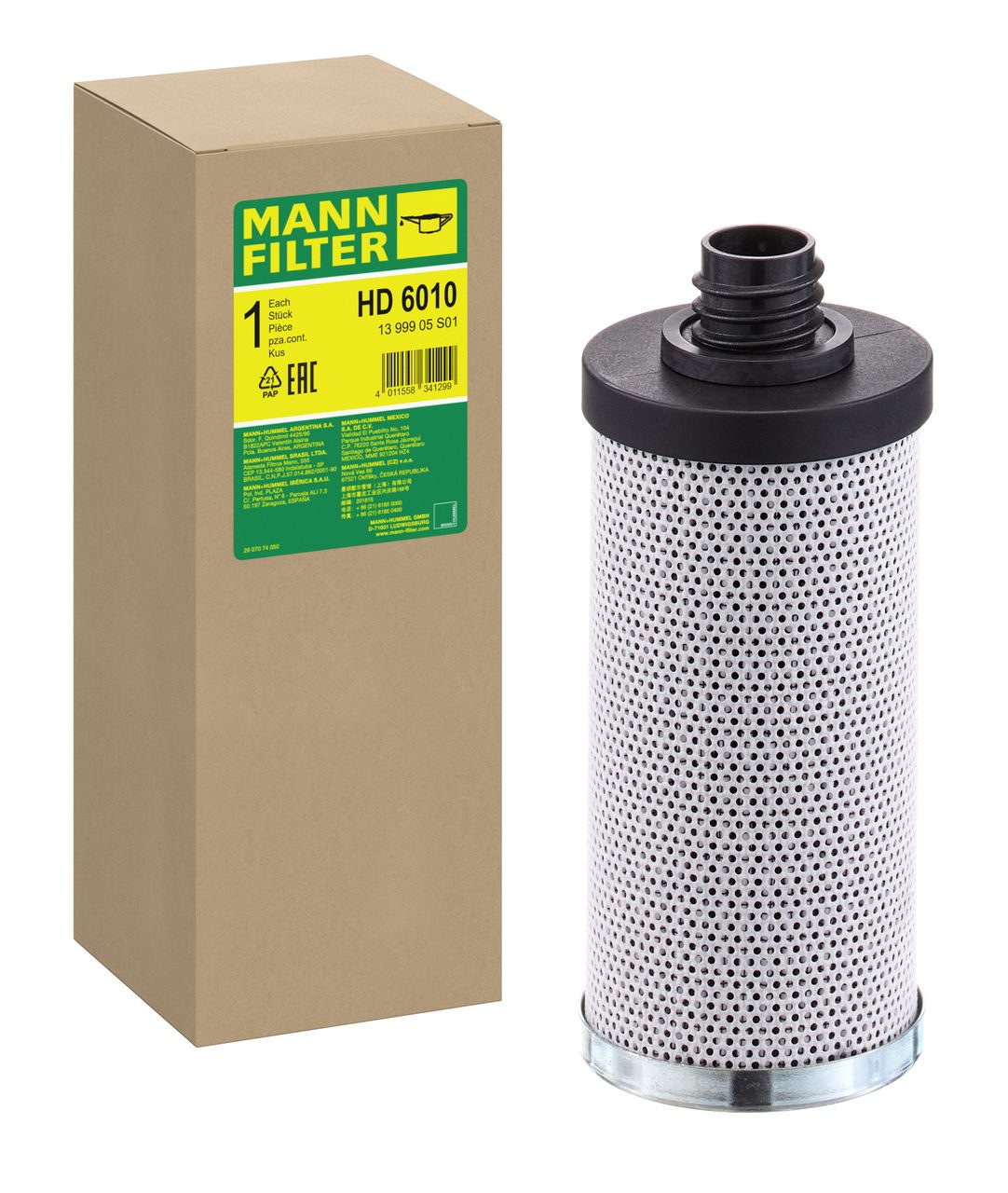 Mann Hydraulic Filter HD 6010