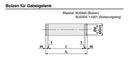 SMC IY-G05SUS SMC Bolt For Fork Joint
