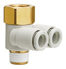 SMC KQ2ZF12-04NS SMC Screw-In Angle, 2-Fold,