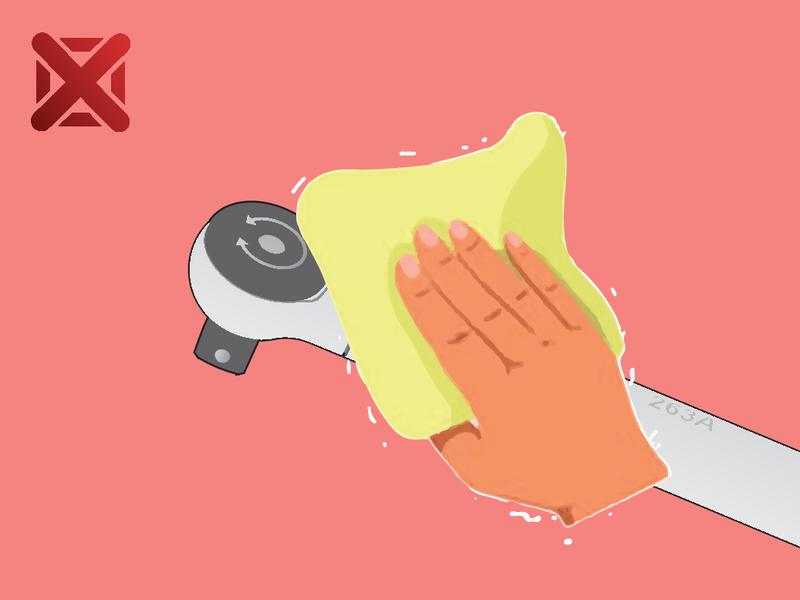 Torque wrench, 3/8"/12 - 60Nm