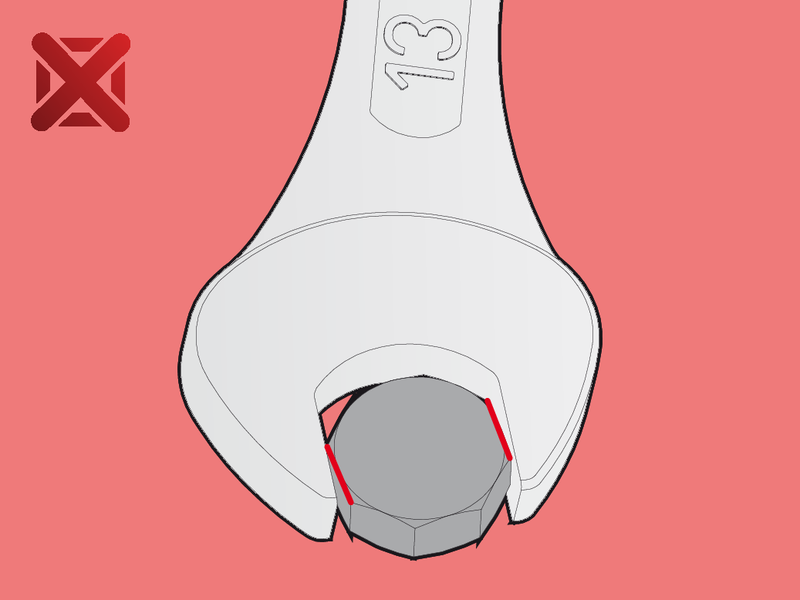 Unior Open-End Wrench, 8 x 9 – Roladex Industrial Ltd, www.roladex.co.uk