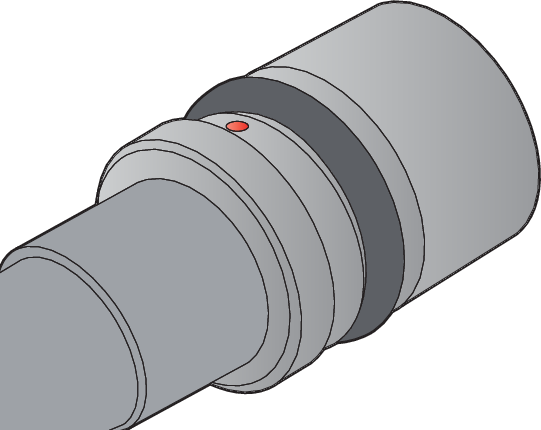 Impact socket 1/2", 6 point, 16