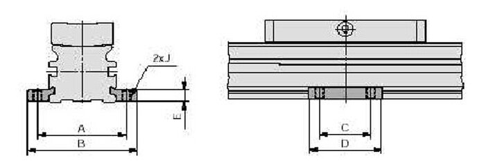 SMC MY-S50B SMC Support Element B