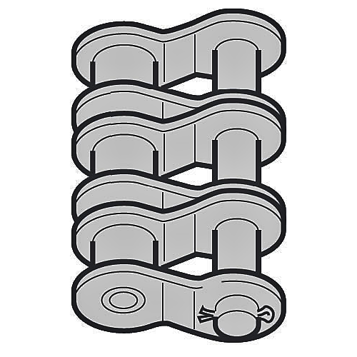 Image of RENOLD Single Crank Link-08B-3BLUE-No.12 - Roladex UK