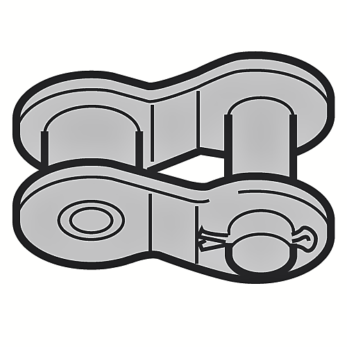 Image of SEDIS Single Crank Link-08B-1ALPHA-No.12 - Roladex UK