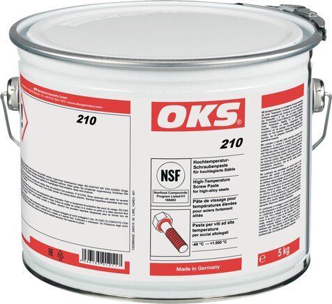 OKS 210-5KG | High Temperature Screw Paste | 5KG | Genuine OKS Product | www.Roladex.co.uk