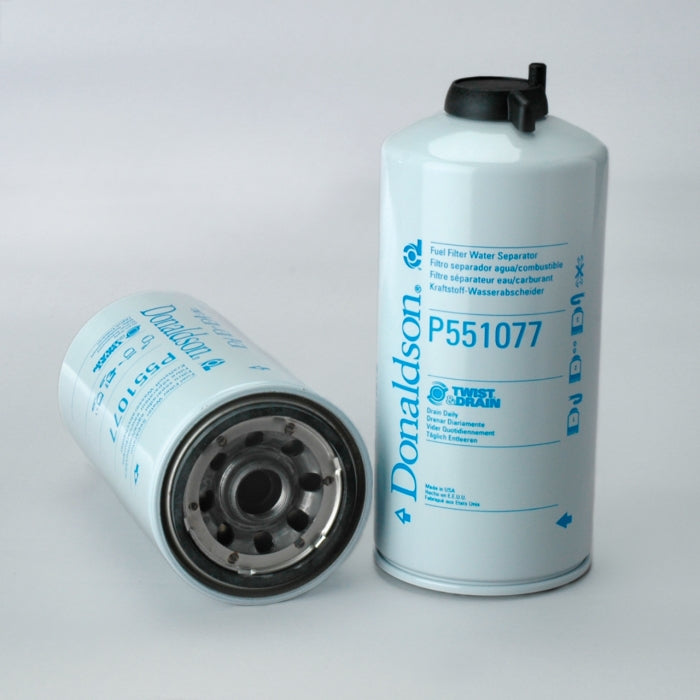  Donaldson Fuel Filter, Water Separator Spin-On Twist&Drain P551077 – High-Performance Filtration – Roladex UK