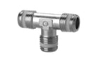 Image of S2080 1/8 - BSPT adaptor male tee 1/8 thread PTFE seal (Pack of 5) - Camozzi | Roladex UK