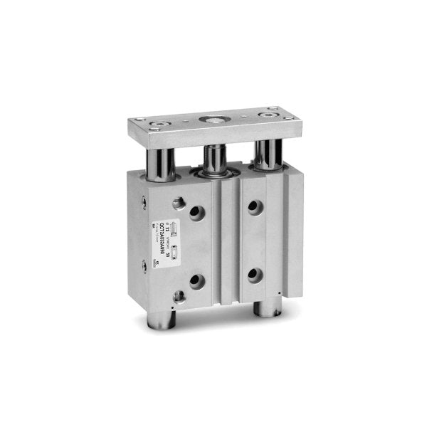 Image of QCT2A063A050 - guided cylinder double acting 63mm bore 50mm stroke - Camozzi | Roladex UK