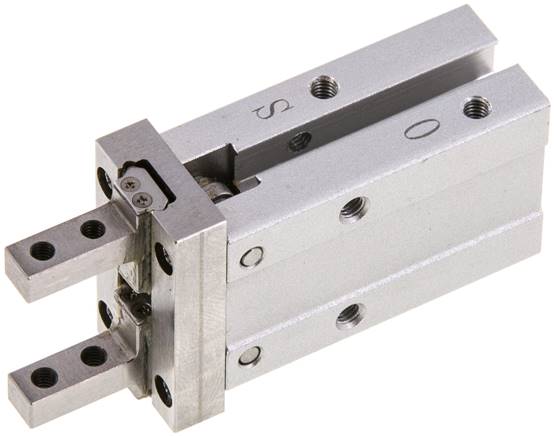 EMC Parallel Gripper, Pistons 10Mm, Single Acting - Opened Unpressurized (Grips Outside)