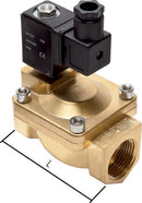 SLP 114 230V EMC   2/2-way solenoid valve g 1-1/4", normally closed (nc),nbr eco