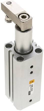 SQKL 25/30 EMC   swivel clamps / clamping cylinder ã˜ 25 mm, clamping stroke 30mm left turning (turns counter-clockwis