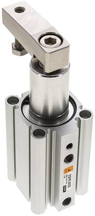 SQKR 40/20 EMC   swivel clamps / clamping cylinder ã˜ 40 mm, clamping stroke 20mm right turning (turns clockwise at te