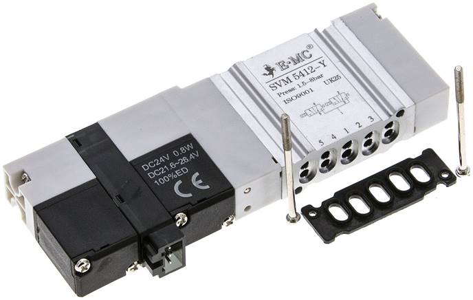 SVM 5412-Y EMC   solenoid valve for s1v, 2x 3/2-way (nc/nc)