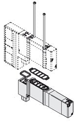 SMC SY30M-60-1A SMC Unlockable Double Backswitch
