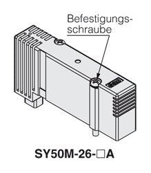 SMC SY50M-26-1A SMC Blind Plate