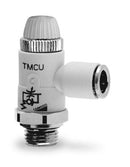 Image of TMCO 972-1/8-4 - Plastic flow control valve manual bidirect 1/8 4mm - Camozzi | Roladex UK