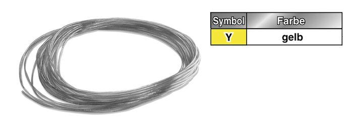 SMC TIUB01Y-100 SMC Polyurethane Hose, Yellow