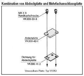 SMC VK300-42-1A SMC Blind Plate
