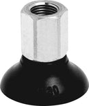 Image of VTCF-0100N-1/8F - Flat sution pad round 10.0mm diameter NBR 1/8 female - Camozzi | Roladex UK