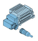 SMC GAXT100-MC26-070 SMC Round Connector With Cable