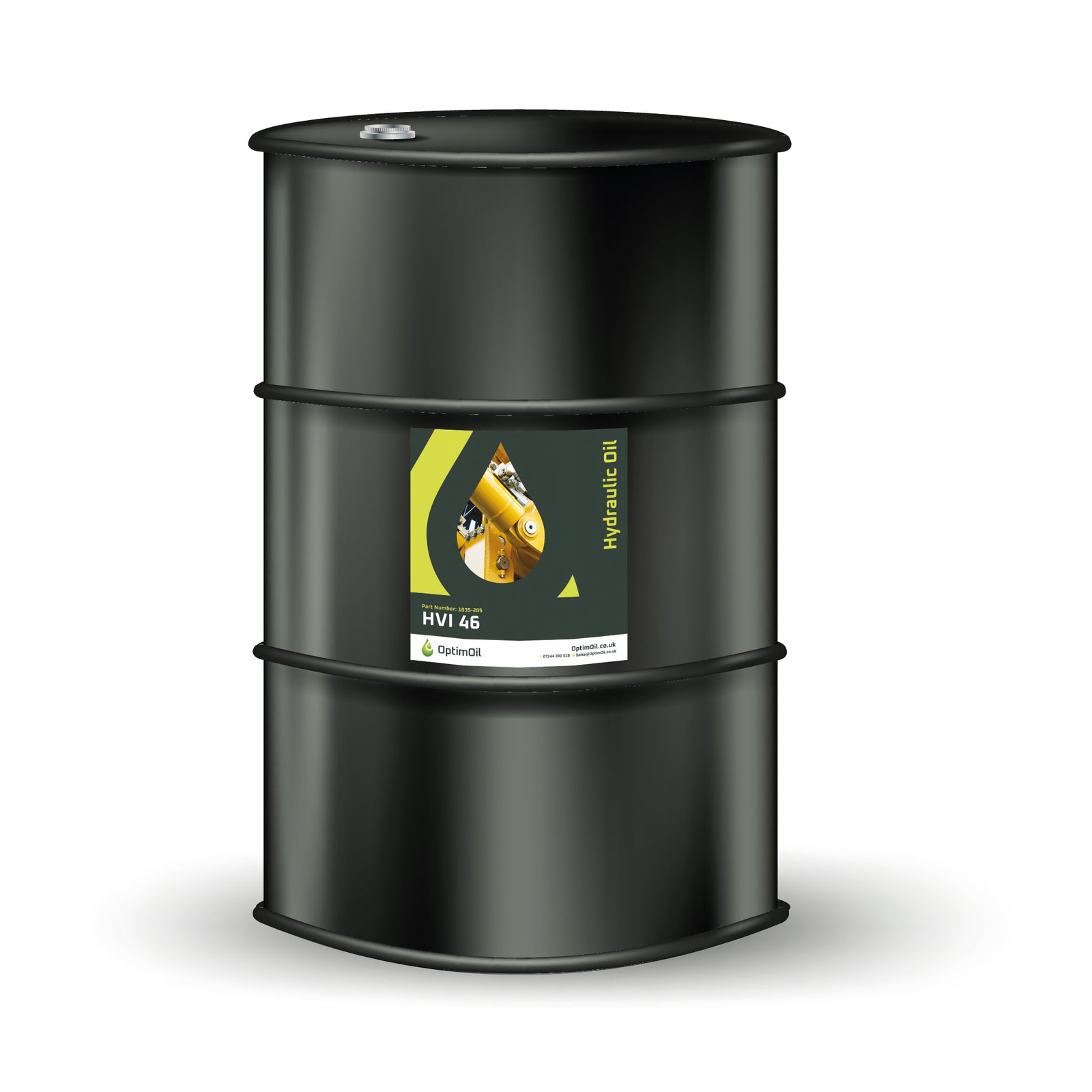Optimoil | Hvi 46 High Viscosity Anti-Wear Hydraulic Fluid | 1035-205 | 205 Litres Barrel x 4 Barrels