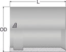 3/8" Smooth Bore PTFE Ferrule