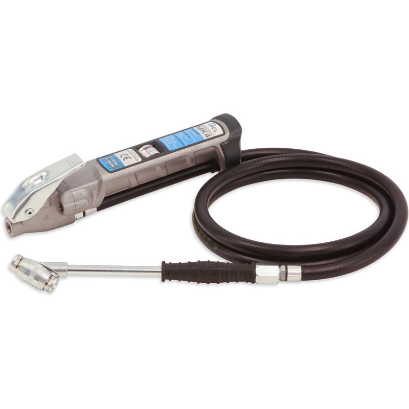 Air Line Guage with twin clip-on connector 9ft hose