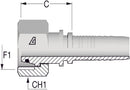 M16 -1.5L x 10mm Metric Female x 3/8 Hose