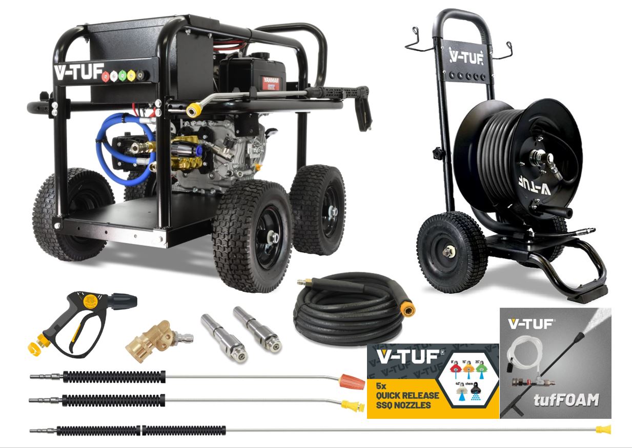 DIESEL POWERED COLD STREAM 2900PSI JET WASH PACKAGE