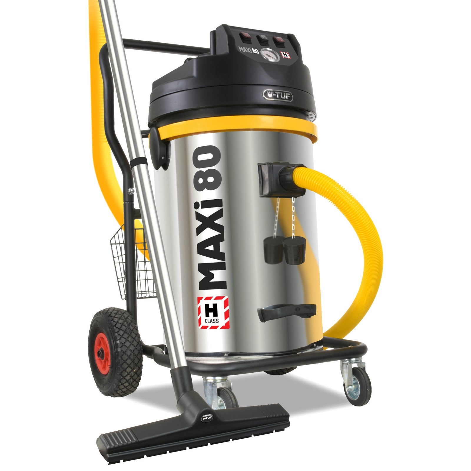 MAXI 240V 3500W H CLASS 80L DUST EXTRACTOR + FILTER SHAKER